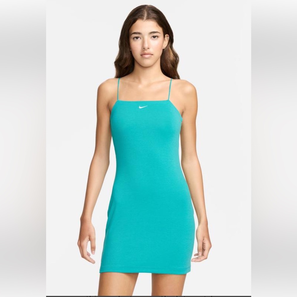 Nike Women's Sportswear Chill Knit Tight Mini-Rib Cami Dress